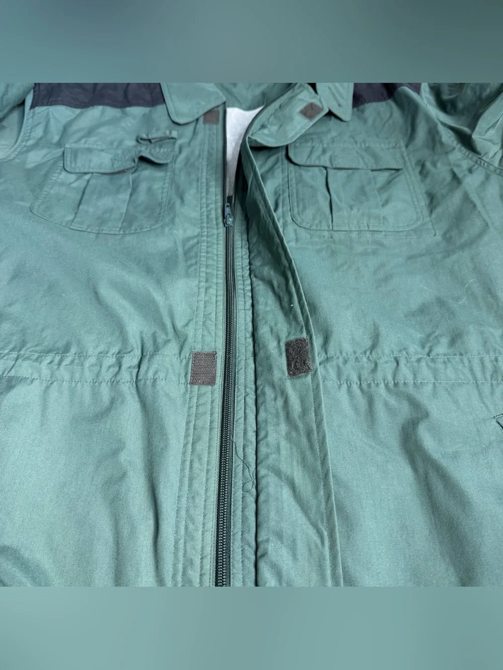 The North Face Cordura Plus Field Jacket XL Green Vintage 90s Utility Gorpcore